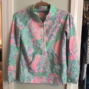 Lilly Pulitzer Zip Up Sweater